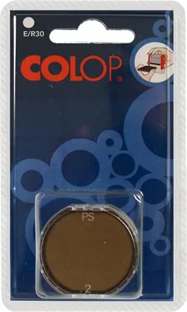 Náhradná poduška k pečiatkám, 2 ks/blister,COLOP "E/R30", prírodná 2