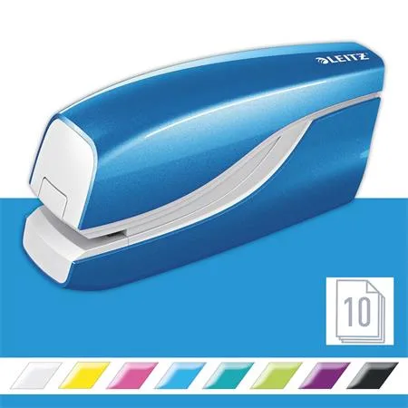 Zošívačka, elektrická, No.10, 10 listov, LEITZ "Wow", svetlomodrá 2
