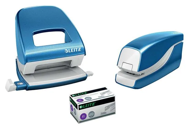Zošívačka, elektrická, No.10, 10 listov, LEITZ "Wow", svetlomodrá 5