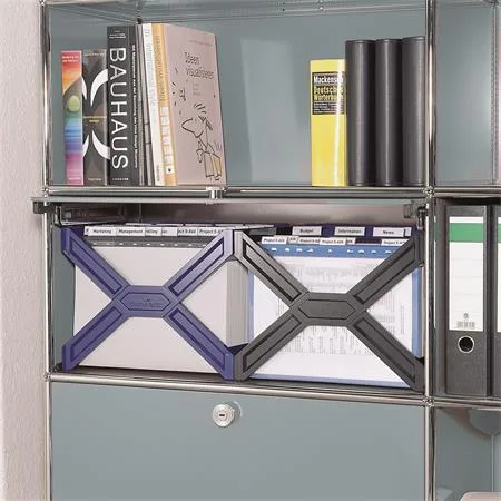Zásobník na závesné obaly, plastový, DURABLE, "CARRY® plus", modrá 3