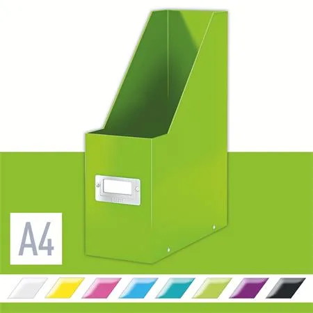 Zakladač, PP/kartón, 95 mm, LEITZ "Click&Store", zelená 2