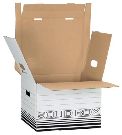Archívny kontajner, M veľkosť,  LEITZ "Solid", biela 2