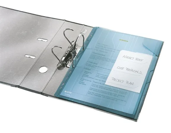 Euroobal, organizačný, A4, 200 mikr., drsný povrch, LEITZ "CombiFile", modrý 6