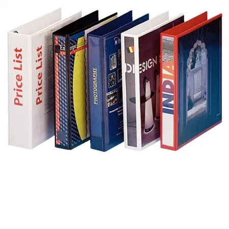 Krúžkový šanón, panoramatický, 4  D krúžky, 40 mm, A4, PP, ESSELTE, biely 2