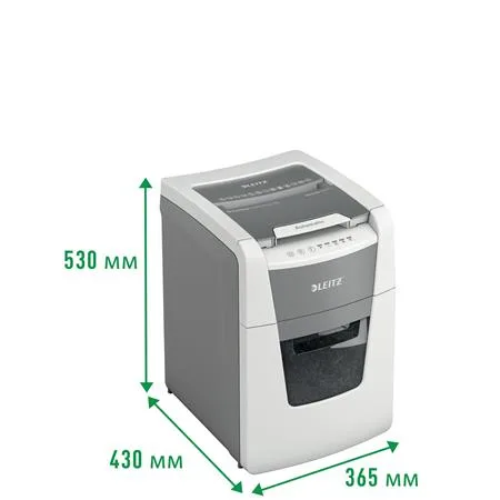 Skartovací stroj, konfety, 100 listov, LEITZ "IQ AutoFeed SmallOffice 100 P4 Pro" 5