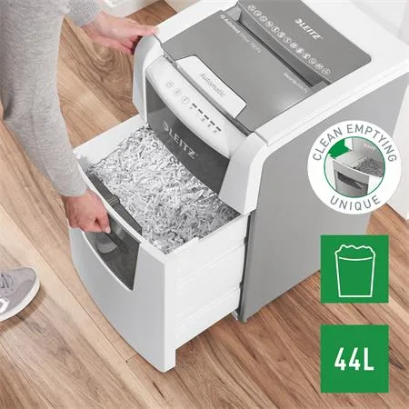 Skartovací stroj, konfety, 150 listov, LEITZ "IQ AutoFeed Office 150 P4 Pro" 4