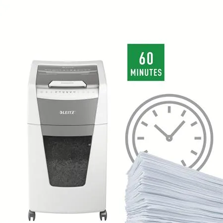 Skartovací stroj, konfety, 300 listov, LEITZ "IQ AutoFeed Office 300 P4 Pro" 6