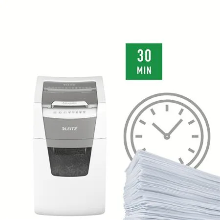 Skartovací stroj, mikrokonfety, 150 listov, LEITZ "IQ AutoFeed Office 150 P5 Pro" 6