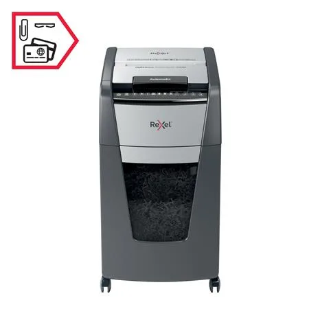 Skartovací stroj, mikrokonfety, 300 listov, REXEL, "Optimum AutoFeed+ 300M" 8