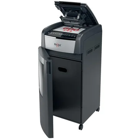 Skartovací stroj, konfety, 600 listov, REXEL, "Optimum AutoFeed+ 600X" 4