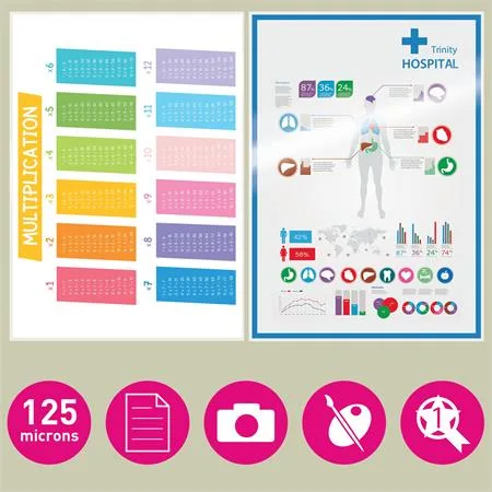 Laminovacia fólia, 125 mikr., A5, lesklá, UDT technológia, LEITZ "iLam" 6