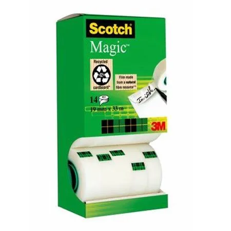 Lepiaca páska, 2 ks darček, 19 mm x 33 m, 3M SCOTCH "Magic tape" 2