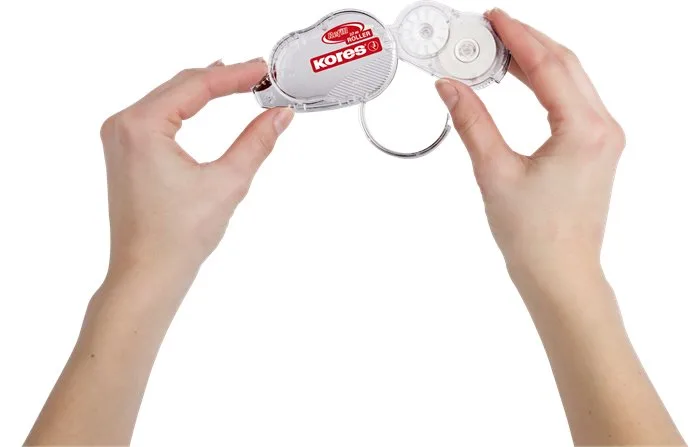 Korekčný roller, 4,2 mm x 10 m, naplniteľný, KORES "Refill Roller" 2