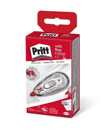 Korekčný roller, 4,2 mm x 12 m, naplniteľný, HENKEL "Pritt" 2