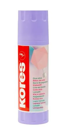 Lepiaca tyčinka, v tube pastelovej farby, 2x40 g, KORES, mix farieb 5