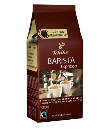 Káva, pražená, zrnková, 1000 g, TCHIBO "Barista Espresso" 2