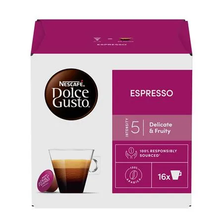 Kávové kapsule, 16 ks,  NESCAFÉ DOLCE GUSTO "Espresso Intenso" 2