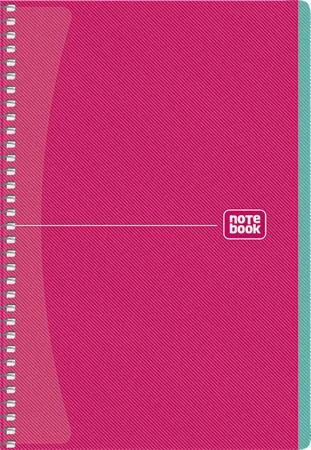 Špirálový zošit, A5, štvorčekový, 80 listov, SHKOLYARYK "Notebook",  mix 2