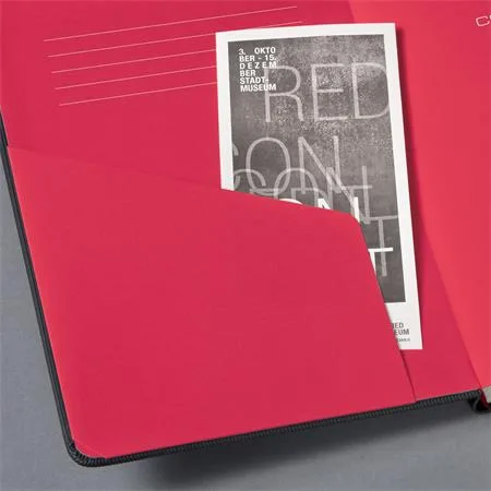 Zápisník, exkluzívny, A5, linajkový, 97 strán, tvrdá obálka, SIGEL "Conceptum Red Edition", čierno-červená 4
