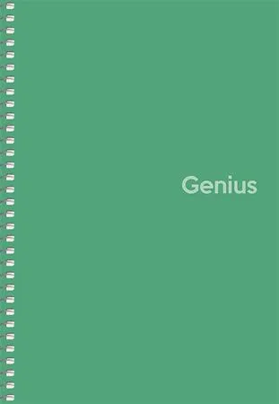 Špirálový zošit, štvorčekový, A5, 80 listov, PP obal, SHKOLYARYK "Genius", mix 2