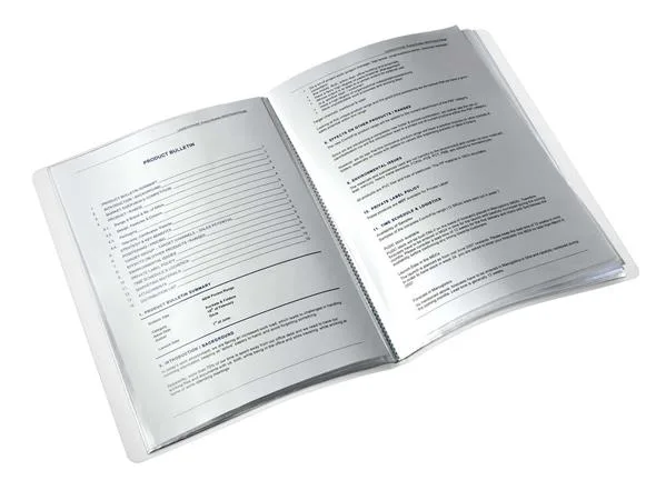 Prezentačná doska, 20 vreciek, A4, LEITZ "Wow", ružová 3