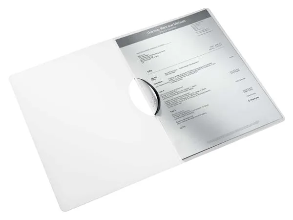 Rýchloviazač s klipom, PP, A4, LEITZ "Wow ColorClip", čierna 2