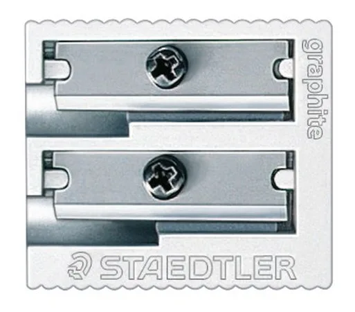 Strúhadlo, dvojdierové, kovové, STAEDTLER 2