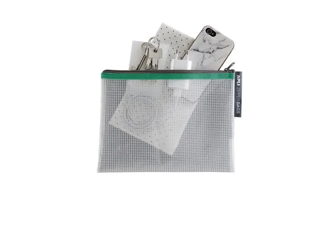 Organizačné vrecko, na zips, 355 x 255 mm, APLI, rôzne farby 2