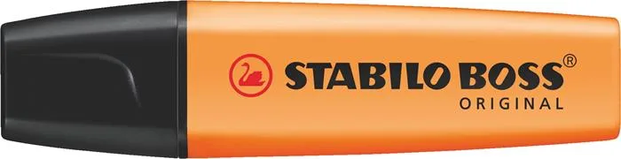 Zvýrazňovač, 2-5 mm, STABILO "BOSS original", oranžový 2