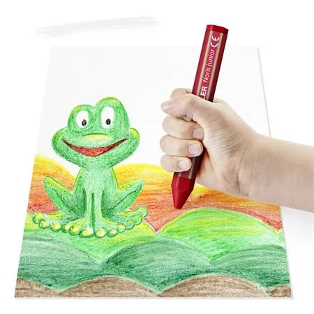 Voskovky, hrubé, šesťhranné, STAEDTLER "Noris Junior 224", 18 rôznych farieb 3