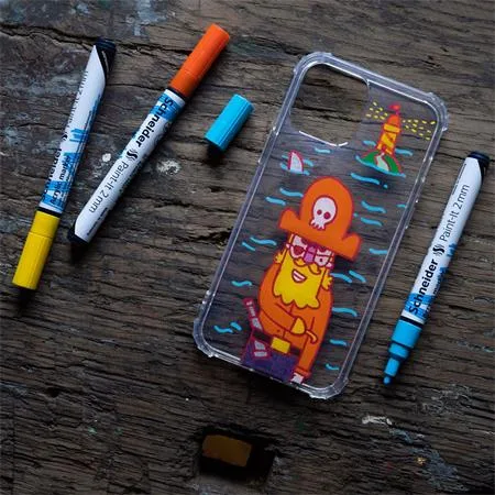Akrylový popisovač, 2 mm, SCHNEIDER "Paint-It 310", zelený 6