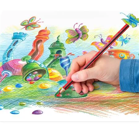 Farebné ceruzky, sada, trojhranné, STAEDTLER "Noris Colour 187", 36 rôznych farieb 2