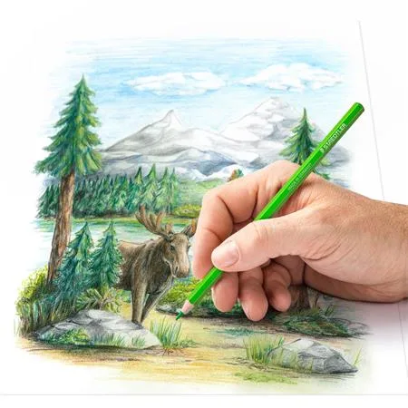 Farebné ceruzky, sada, šesťhranné, STAEDTLER "146C", 72 rôznych farieb 2