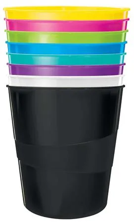 Odpadkový kôš, 15 l, LEITZ "Wow", ružová 3