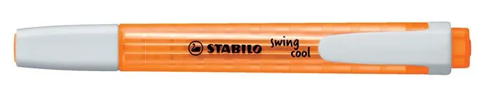 Zvýrazňovač, 1-4 mm, STABILO "Swing Cool", oranžový 2