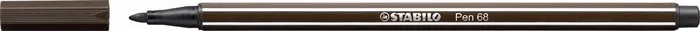 Popisovač, 1 mm, STABILO "Pen 68", kávovo hnedý 2