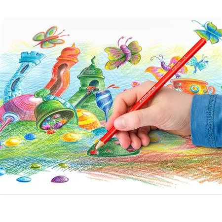 Farebné ceruzky, sada, trojhranné, STAEDTLER "Ergo Soft 157", 12 rôznych farieb 3