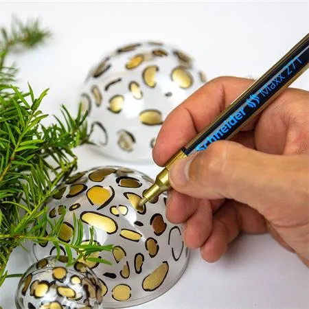 Lakový popisovač, 1-2 mm, SCHNEIDER "Maxx 271", zelený 5