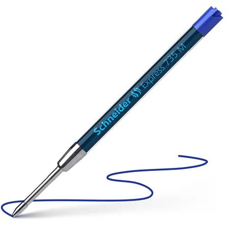 Náplň do guľôčkových pier, 0,5 mm, SCHNEIDER "Express 735", modrá 2