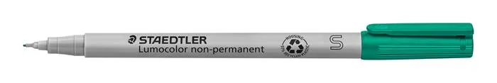 Nepermanentný popisovač, OHP, 0,4 mm, STAEDTLER "Lumocolor® 311 S", zelená 2