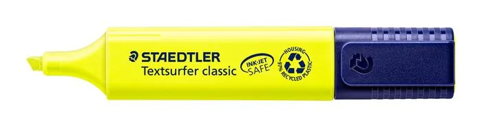 Zvýrazňovač, 1-5 mm, STAEDTLER "Textsurfer Classic 364", žltý 2