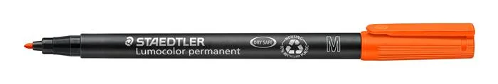 Permanentný popisovač, OHP, 1 mm, STAEDTLER "Lumocolor® 317 M", oranžová 2