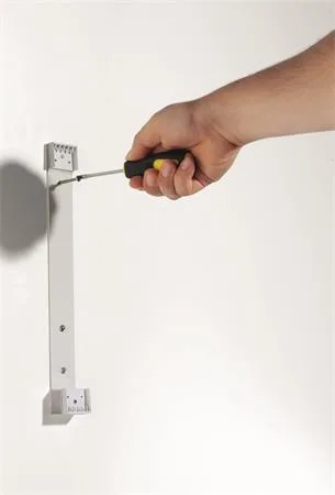 Držiak, nástenný, s 5 panelmi, DURABLE "VARIO® WALL 5", červená 2