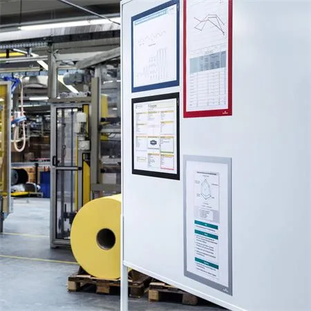 Informačný panel, A3, magnetický, DURABLE "DURAFRAME® MAGNETIC", červená 2