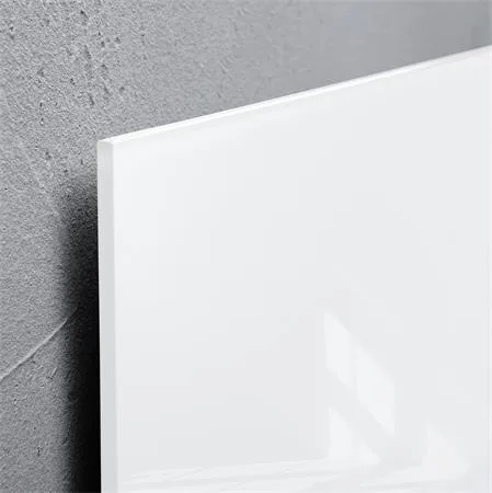 Magnetická sklenená tabuľa, 150x100 cm, SIGEL " Artverum®", biela 3