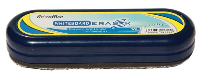 Stierka na tabule, FLEXOFFICE "Whiteboard eraser", rôzne farby 2