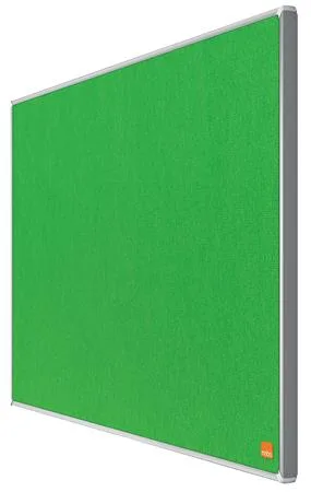 Textilná tabuľa, širokouhlá, 70"/155x87 cm, hliníkový rám, NOBO "Impression Pro", zelená 2
