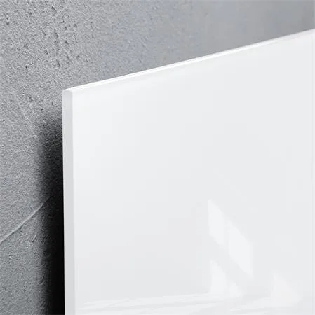 Magnetická sklenená tabuľa, 100x65 cm, SIGEL "Artverum®, biela 5