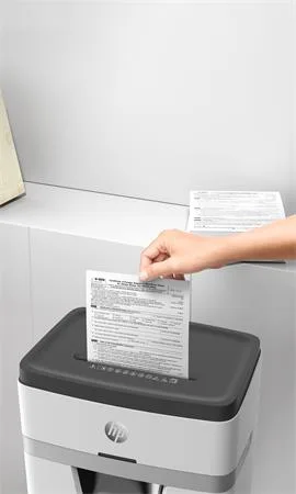 Skartovací stroj, konfety, 18 listov, HP "Oneshred 18CC", svetlosivý 6
