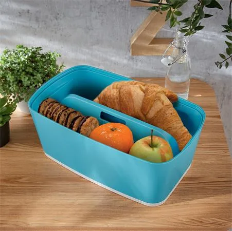 Organizér s držadlom, LEITZ "MyBox Cosy", pokojná modrá 4
